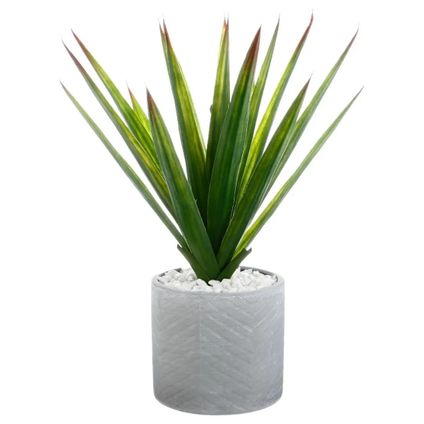 Atmosphera Aloe Vera Kunstplant - in keramische pot - 47 cm