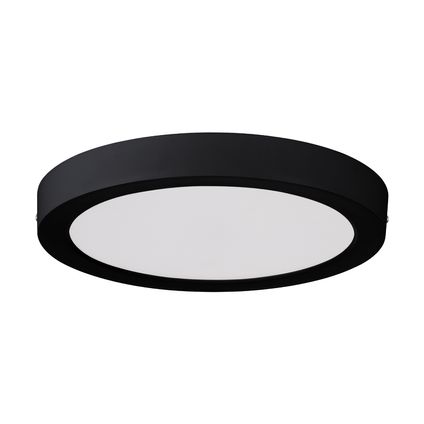 EGLO plafondlamp Idun-E zwart ⌀30cm koel wit 24W