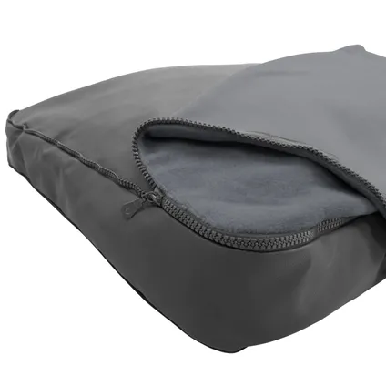 Madison - Hondenlounge/velours 70x100 Skai leather grey outdoor M 2