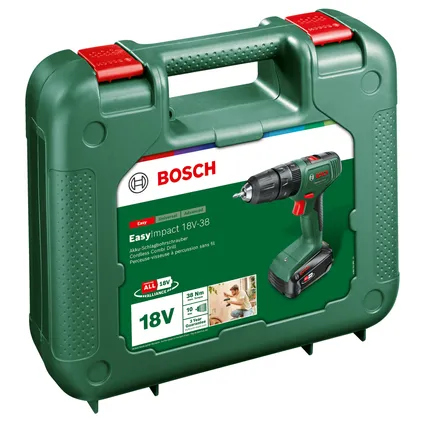 Bosch accuschroefboormachine met klopfunctie EasyImpact 18V-38 (1 accu) 2