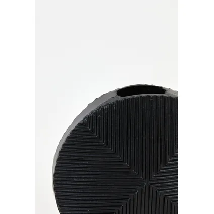 Light & Living - Vase MATANCITA - 28x6x27cm - Noir 4