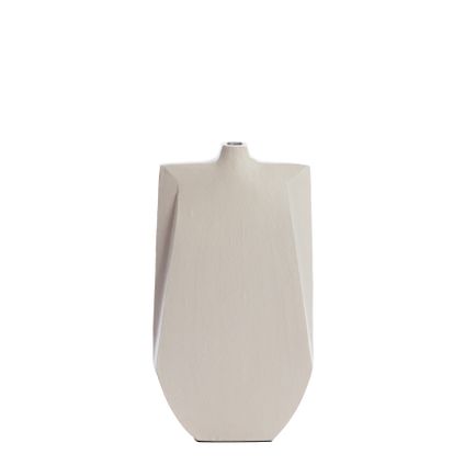 Light & Living - Vase MAKAHA - 21x7,5x41cm - Blanc