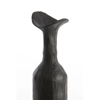 Light & Living - Vase TEODORA - 13x12,5x51cm - Noir 2