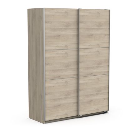 Ghost" oak cabinet with sliding doors, 148x59x203 cm