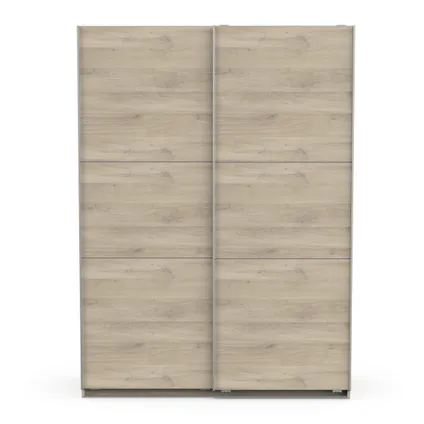 Ghost" oak cabinet with sliding doors, 148x59x203 cm 5