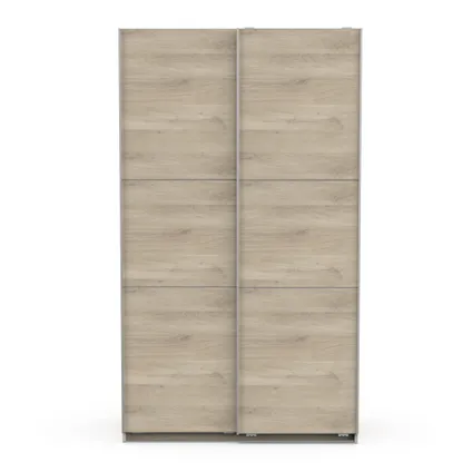 Armoire en chêne "Ghost" avec portes coulissantes, 116x59x203 cm