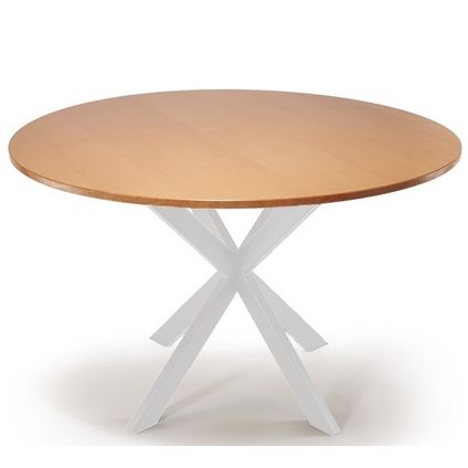 Pied de table central Mottez blanc 79x79x71cm