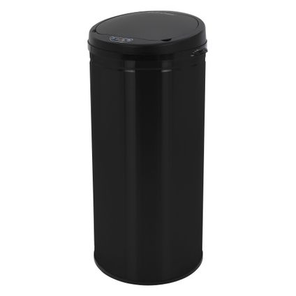 Afvalbak 30 liter zwart Glimmende Afvalbak van ML-Design