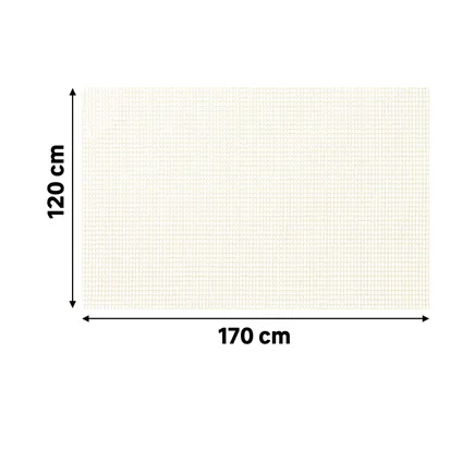 Antislip mats Inspire blanc 120 x 170 cm 2