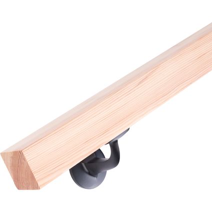 HANDYSTAIRS houten trapleuning - vierkante leuning 40 x 40 mm - grenen - 390cm