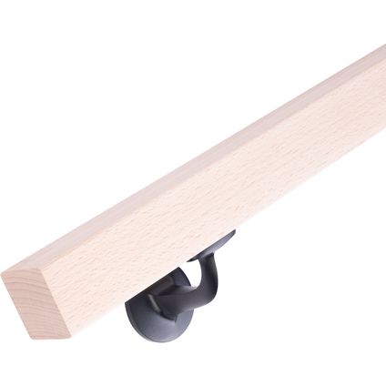 HANDYSTAIRS houten trapleuning - vierkante leuning 40 x 40 mm - beuken - 150cm