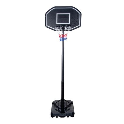 Engelhart Basketbalpaal verstelbaar 200-305 cm Zwart