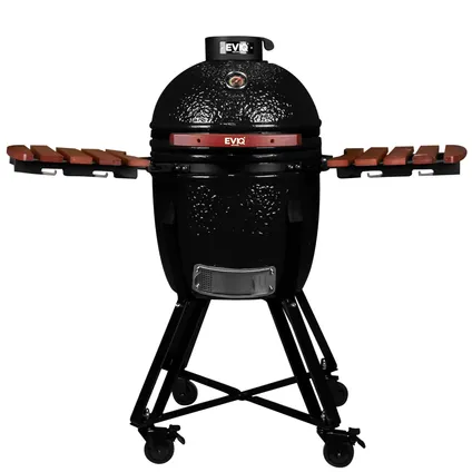 EVIQ Kamado 18" Barbecue céramique noir