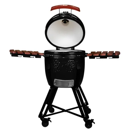 EVIQ Kamado 18" Barbecue céramique noir 3