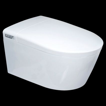 Toilette Smart avec lavage Eve Home Van Marcke Blanc brillant