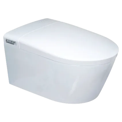 Toilette Smart avec lavage Eve Home Van Marcke Blanc brillant
