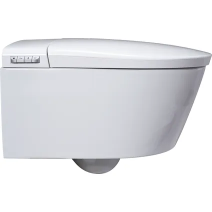 Toilette Smart avec lavage Eve Home Van Marcke Blanc brillant 2