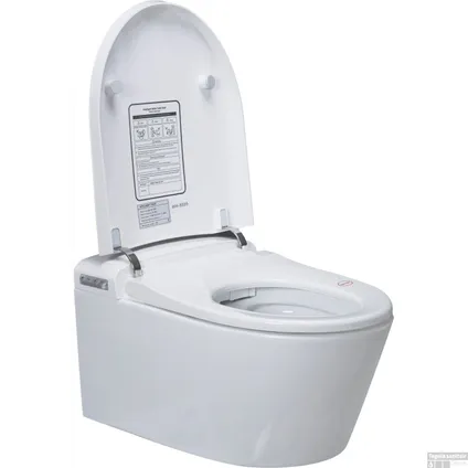Toilette Smart avec lavage Eve Home Van Marcke Blanc brillant 7