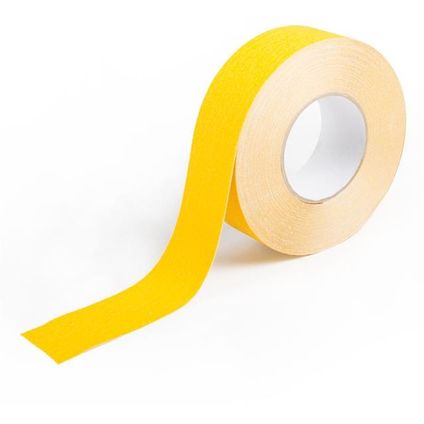 Antislip tape standaard geel B=50mm L=18,3m