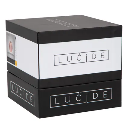 Lucide CINTRA - Oplaadbare Tafellamp - Accu/Batterij - Ø 11 cm - LED Dimb. - 1x2W 2700K - 3 StepDim - Transparant 7