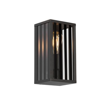 Moderne buiten wandlamp zwart 26 cm IP44 - Dijon