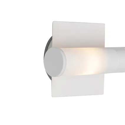 QAZQA Applique de salle de bain moderne blanc IP44 2 lumières - Bath 6