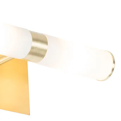 QAZQA Moderne wandlamp goud IP44 2-lichts - Bath 5