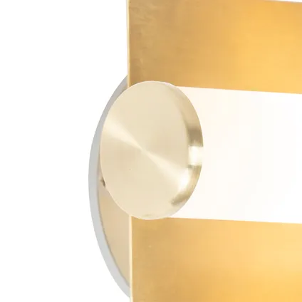 QAZQA Moderne wandlamp goud IP44 2-lichts - Bath 6