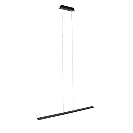 QAZQA Moderne hanglamp zwart 90 cm incl. LED - Banda 5