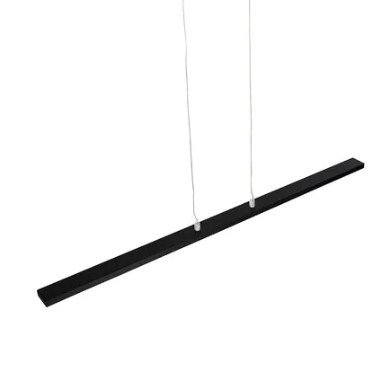 QAZQA Moderne hanglamp zwart 90 cm incl. LED - Banda 7
