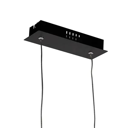 QAZQA Moderne hanglamp zwart 90 cm incl. LED - Banda 10