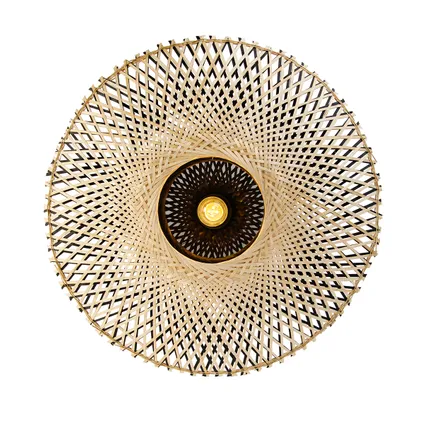 QAZQA Oosterse plafondlamp bamboe 50 cm - Rina 8