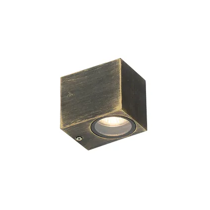 QAZQA Moderne wandlamp antiek goud IP44 - Baleno 5