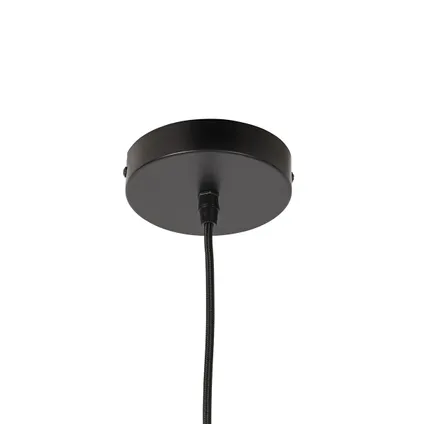 QAZQA Lampe à suspension orientale noire et dorée 50 cm - Japke 10