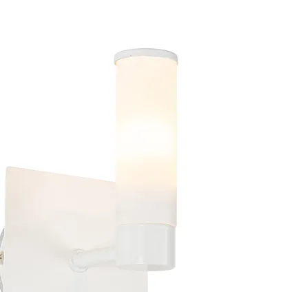 QAZQA Moderne badkamer wandlamp wit IP44 - Bath 2