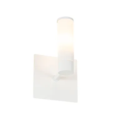 QAZQA Moderne badkamer wandlamp wit IP44 - Bath 7