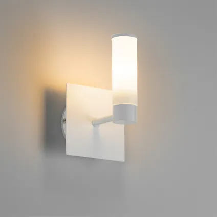 QAZQA Moderne badkamer wandlamp wit IP44 - Bath 9