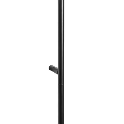 QAZQA Wandlamp zwart met voetschakelaar 3-lichts - Jeana Luxe 9