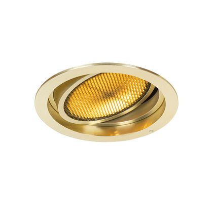 QAZQA Moderne inbouwspot goud verstelbaar - Coop 111 Honey