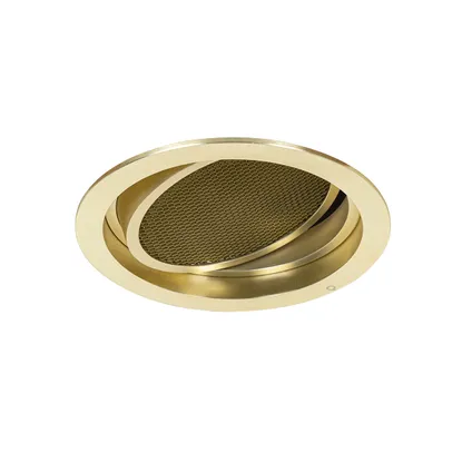 QAZQA Moderne inbouwspot goud verstelbaar - Coop 111 Honey 10