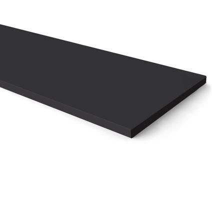 Tablette de fenêtre Céramique Dark Black 138x25 cm