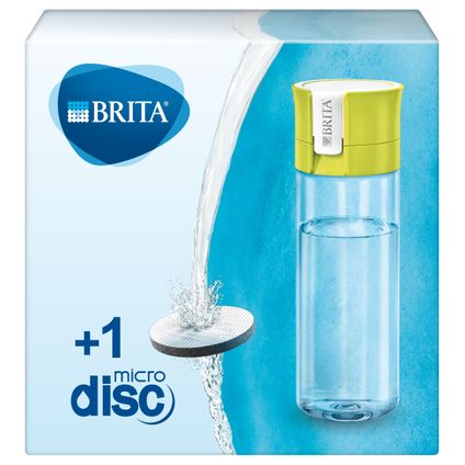 BRITA Waterfilterfles VITAL 0,6L - Groen - inclusief 1 MicroDisc