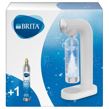 BRITA SodaONE Bruiswatertoestel Wit - incl. CO2-cilinder & fles
