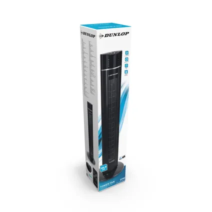 Dunlop Ventilateur Tour Noir - Climat - Ventilateur Colonne - avec Remote 6