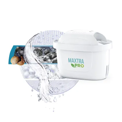 BRITA Carafe filtrante Marella Cool 2,4L - Blanc + 6 cartouches MAXTRA PRO AIO 2