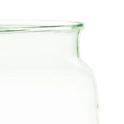 Hakbijl Glass Vaas - transparant - gerecycled glas - 23 x 19 cm 3
