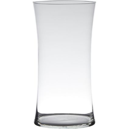 Hakbijl Glass Vaas - glas - transparant - 15 x 30 cm