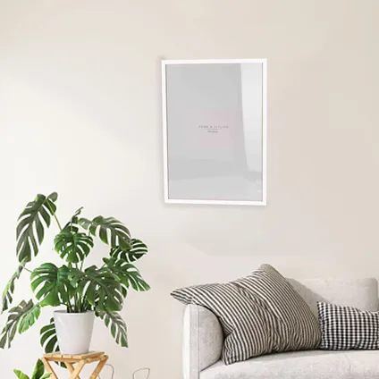 Home & Styling Fotolijst - kunststof - wit - voor een foto van 50 x 70 cm 2