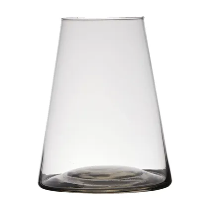 Hakbijl Glass Bloemenvaas Donna - transparant - eco glas - D17 x H24cm