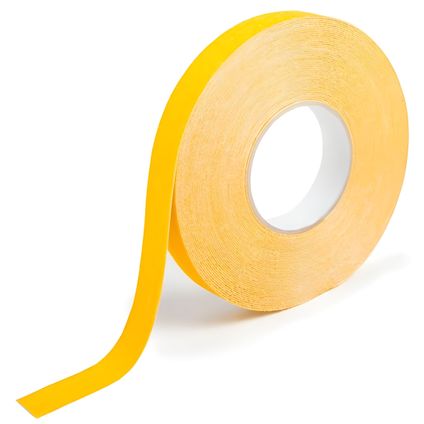 Antislip tape extra grof geel B=25mm L=18,3m